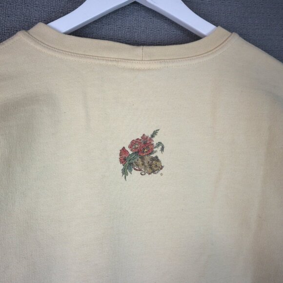 Northern Reflection Garden Mice Flower Garden Mens Crewneck Sweater Thick - Picture 7 of 7